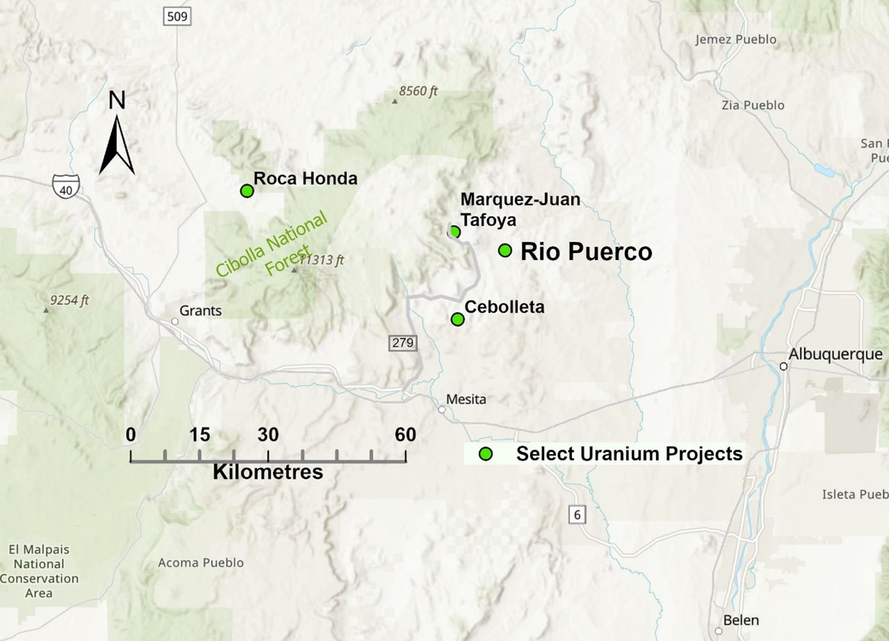 North Shore Announces Binding Term Sheet for Rio Puerco Uranium Project in New Mexico, USA