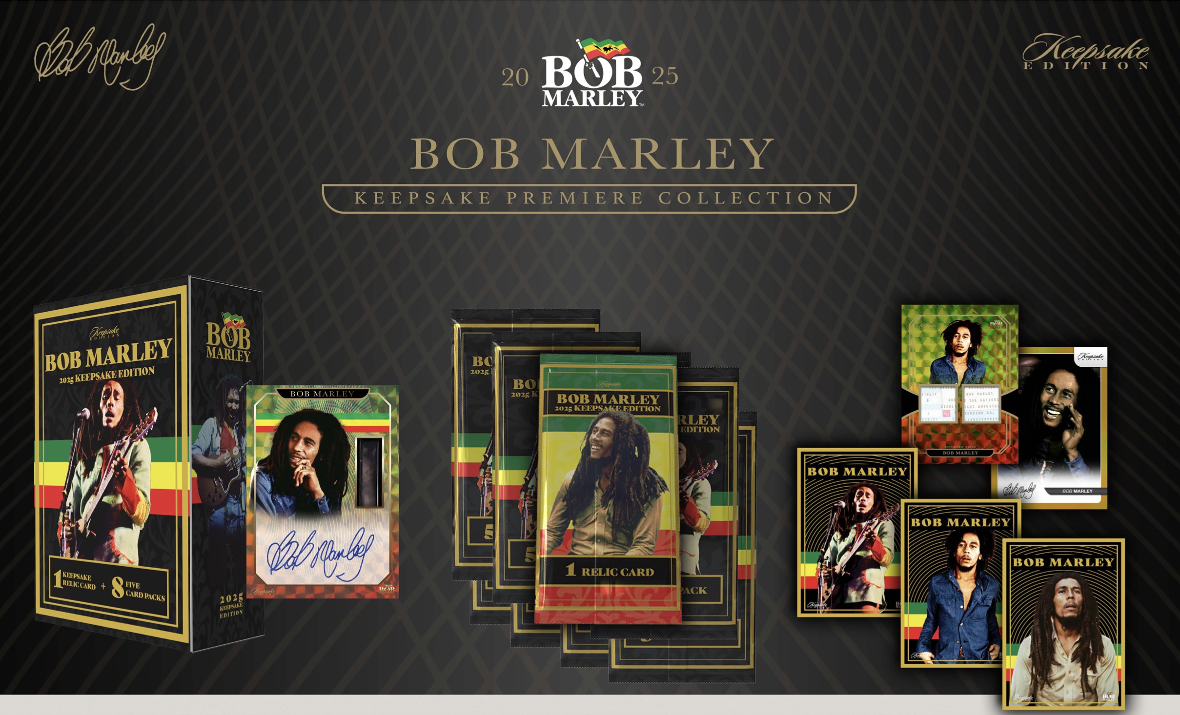 Bob Marley & Zion Rootswear Team Up With Keepsake Trading Cards to Release High-End Collectible Card Set