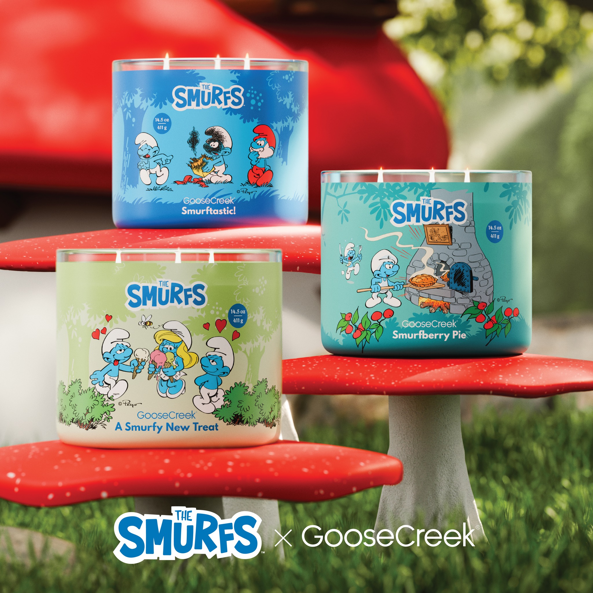 Step Into the Smurfs’ World With Goose Creek’s New Candle Collection