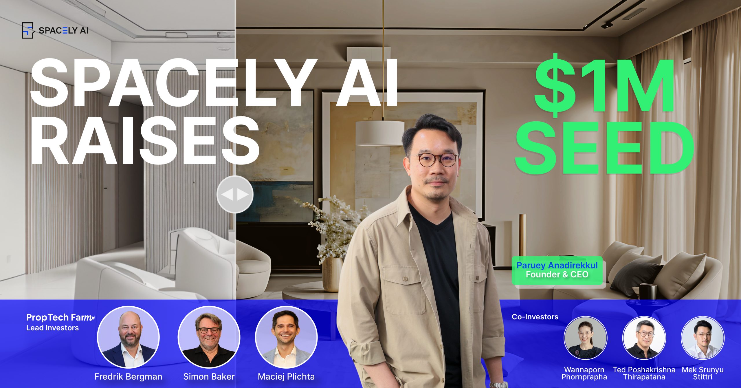 Spacely AI Secures US $1 Million Seed Round to Supercharge Generative AI Design for Architects Worldwide