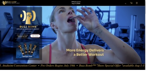 Aspire Biopharma Holdings, Inc. Unveils E-commerce Platform, Launches with its BUZZ BOMB Pre-Workout Supplement