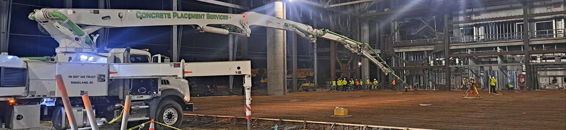 Concrete Placement Services Expands Concrete Pumping and Concrete Placement Operations to Savannah, Georgia