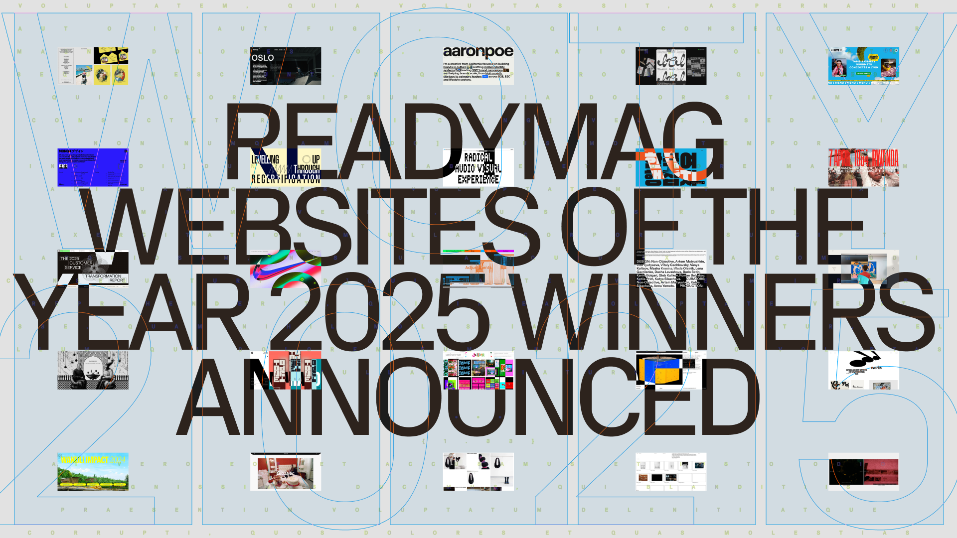 Expert Jury From Pentagram, Porto Rocha, and Studio Dumbar Selects the Winners of Readymag Websites of the Year
