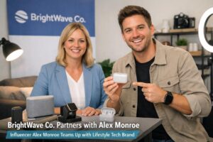 BrightWave Co. Announces Strategic Partnership with Digital Creator Alex Monroe