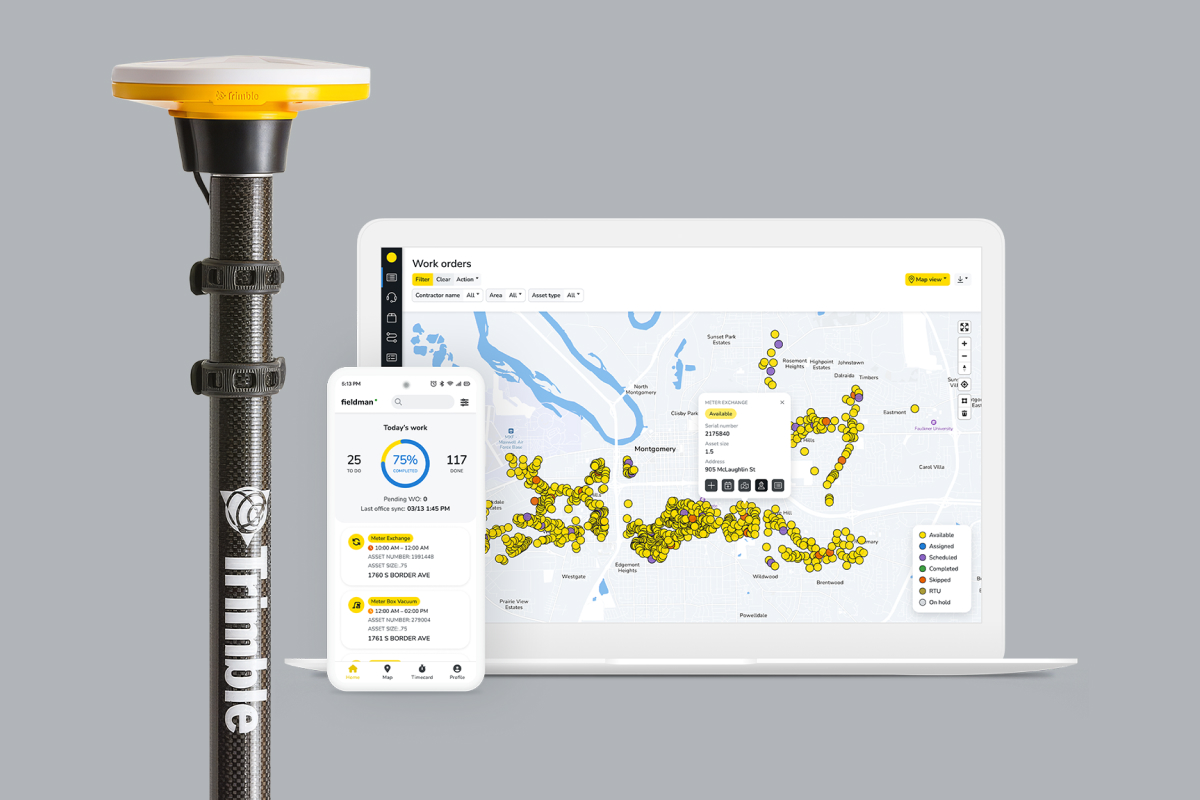 Fieldman and Trimble Collaborate to Streamline High-Accuracy Mapping for Utilities