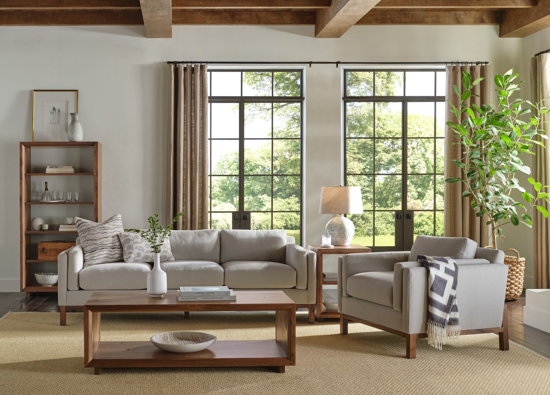 Stickley Introduces the Sustainable, Modern-Rustic Saranac Collection